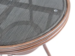 Set da pranzo da giardino 4 posti RIFREDDO Rattan sintetico (PE) Grigio
