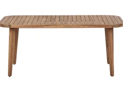 Set da pranzo da giardino 4 posti PARAGGI Legno di acacia certificato Marrone scuro