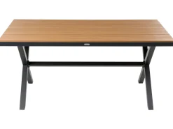 Set da pranzo da giardino 4 posti TIANO Metallo Nero