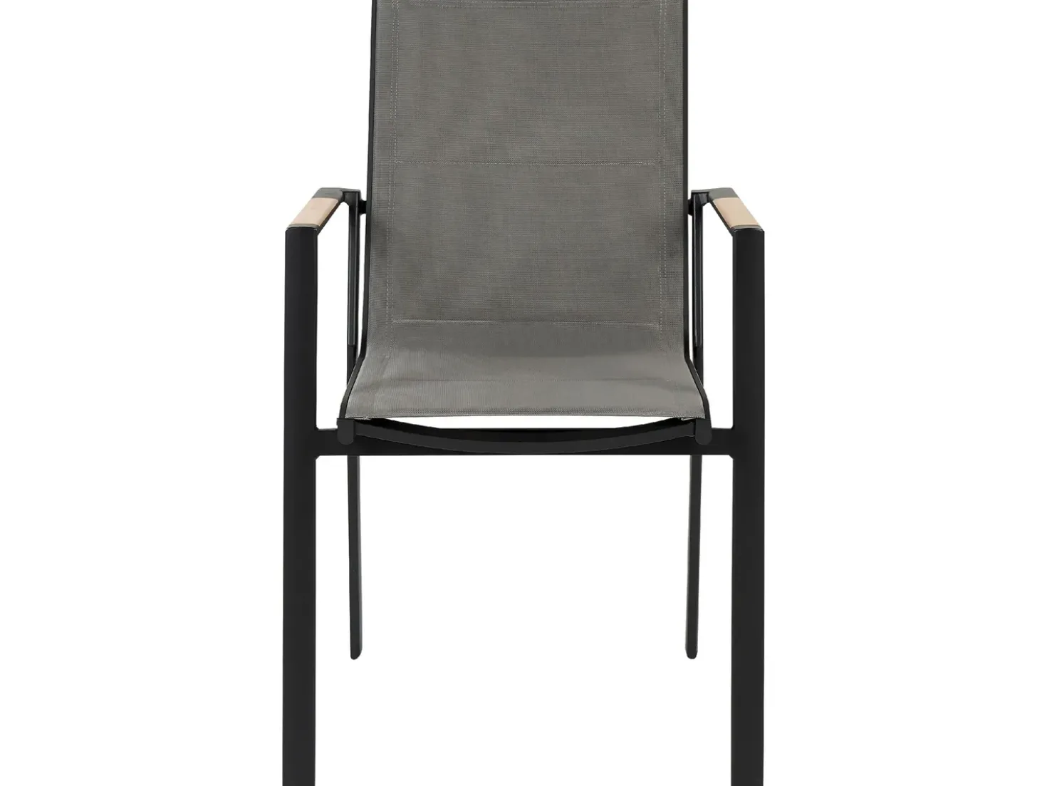 Set da pranzo da giardino 4 posti MALETTO/BUSSETO Vetro Nero