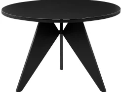 Set da pranzo da giardino 4 posti OLMETTO/TAVIANO con cuscini Metallo Nero