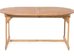 Set da pranzo da giardino 8 posti MAUI con cuscini Legno d'acacia Grigio