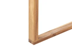 Set da pranzo da giardino con carrello 6 posti SASSARI II Legno di acacia certificato Marrone chiaro