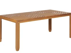 Set da pranzo da giardino 6 posti BARATTI Legno d'acacia Marrone