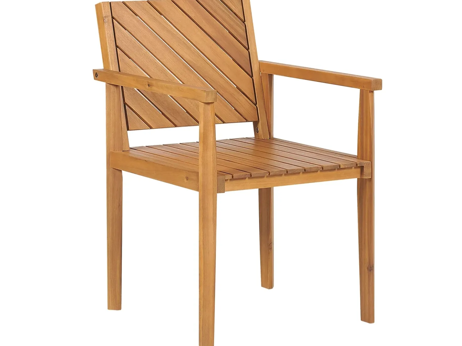 Set da pranzo da giardino 6 posti BARATTI Legno d'acacia Marrone