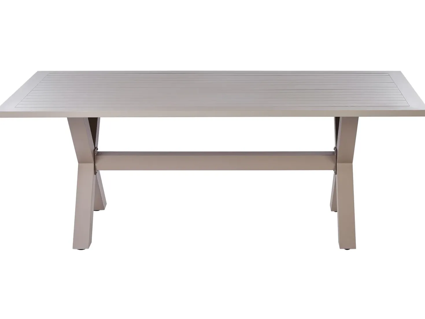 Set da pranzo da giardino 6 posti CASCAIS con cuscini Rattan sintetico (PE) Beige