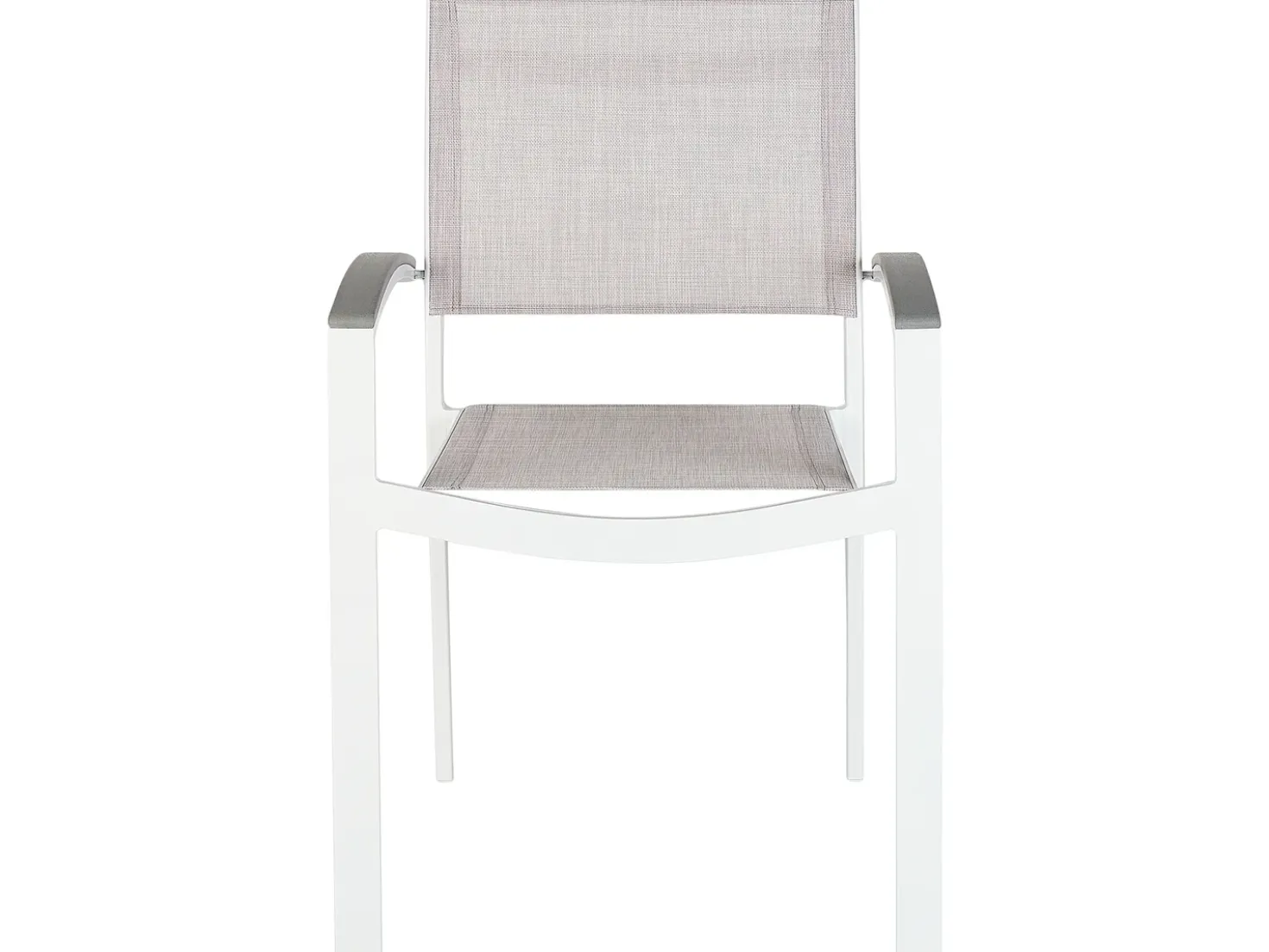 Set da pranzo da giardino 8 posti PERETA Metallo Grigio