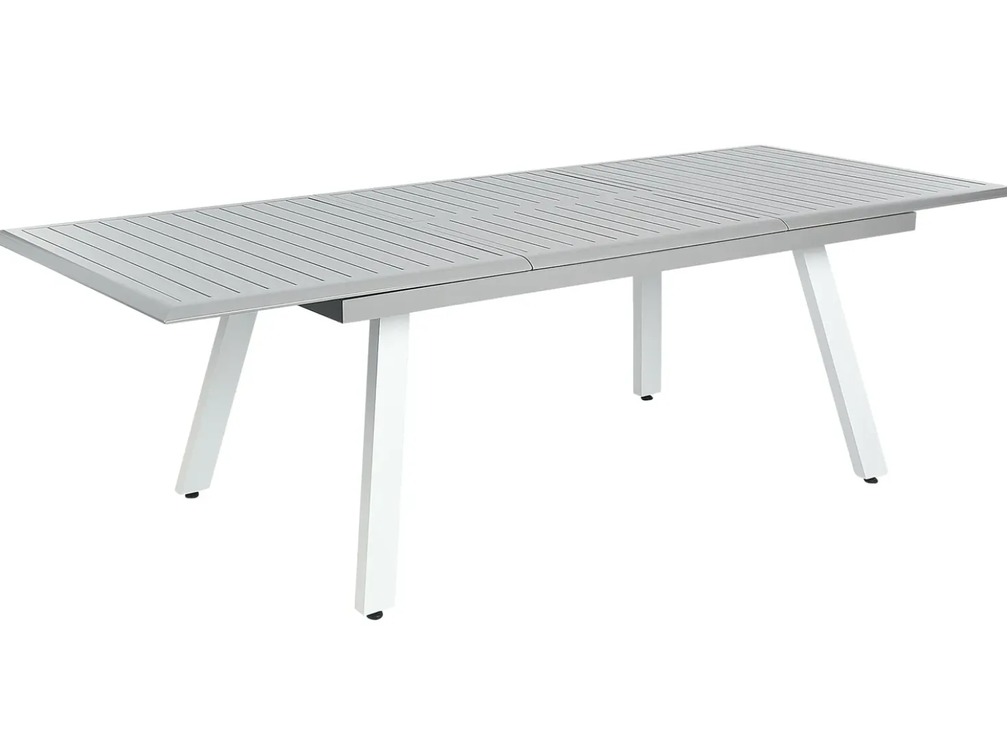Set da pranzo da giardino 8 posti PERETA Metallo Grigio