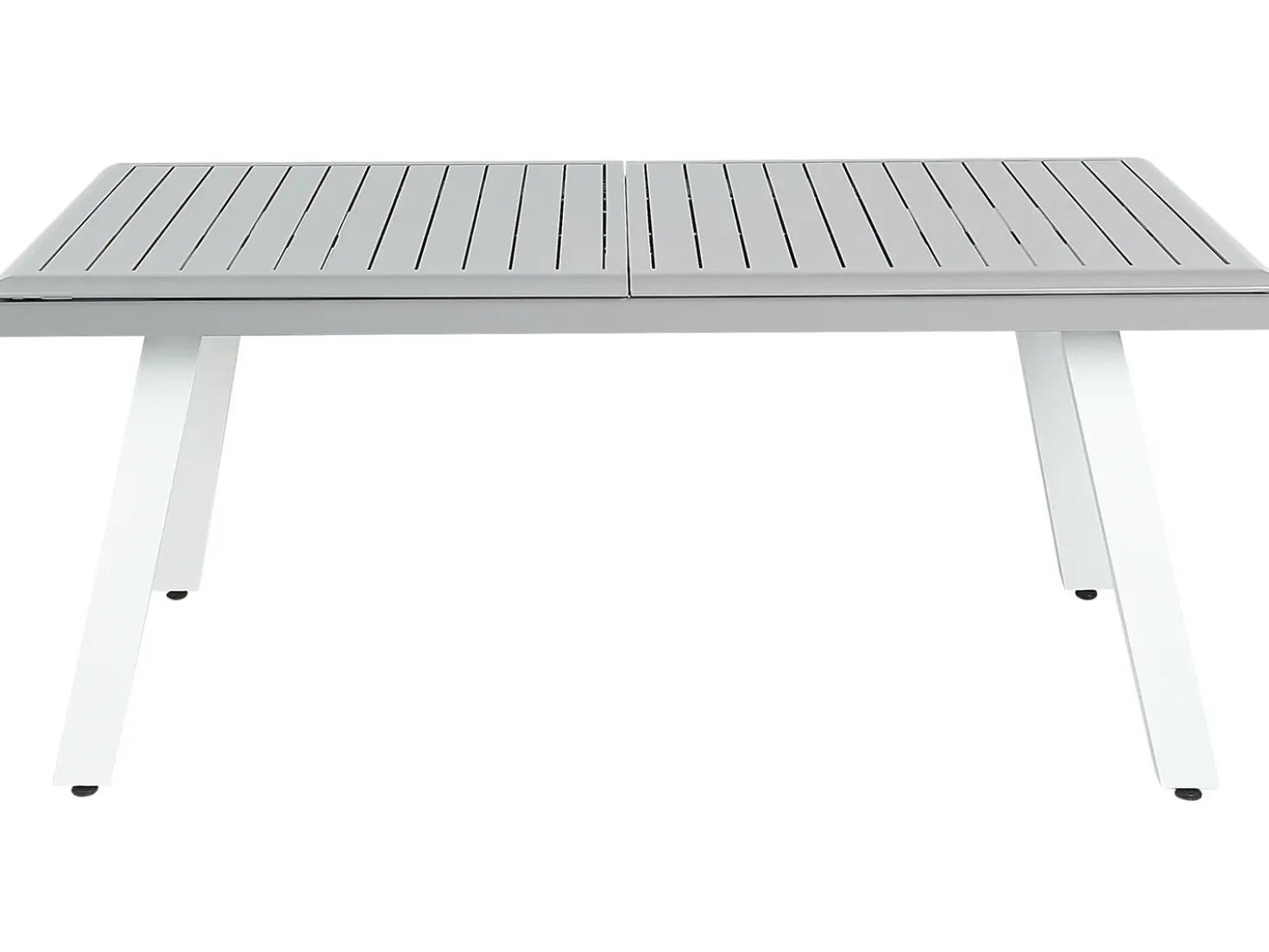 Set da pranzo da giardino 8 posti PERETA Metallo Grigio