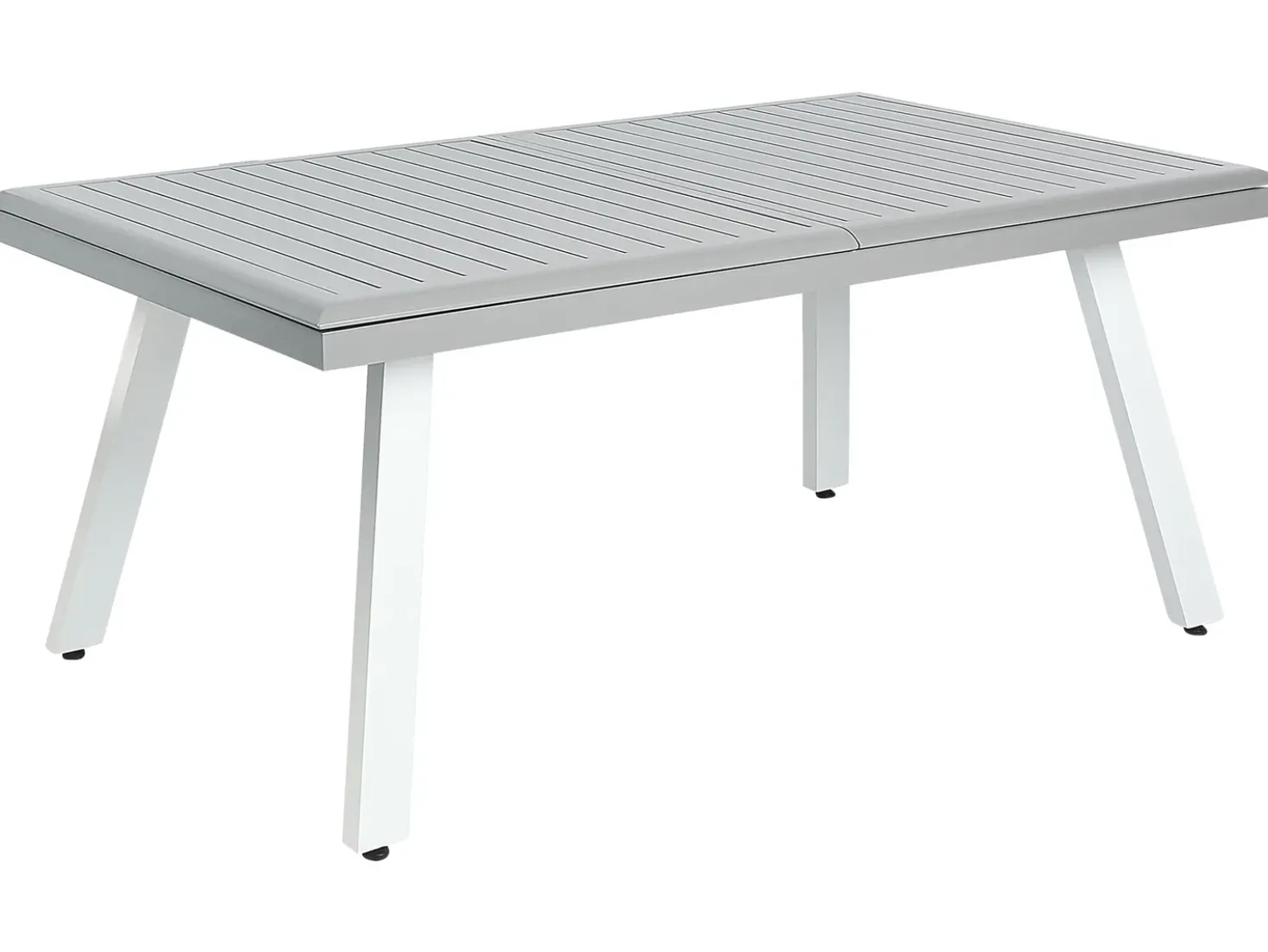 Set da pranzo da giardino 8 posti PERETA Metallo Grigio