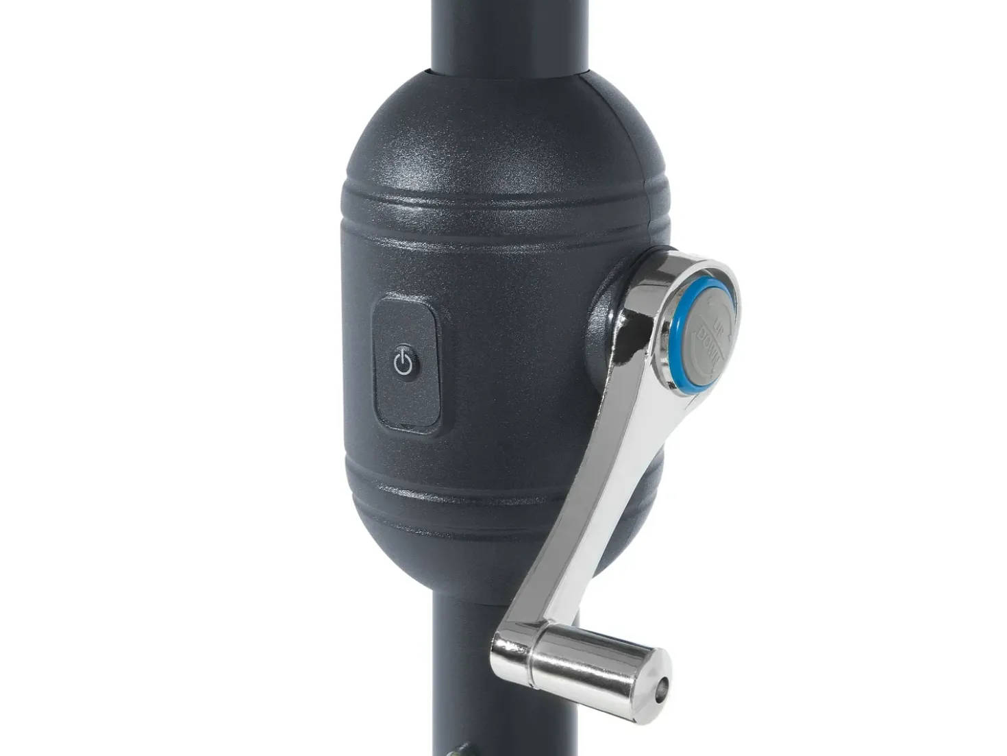 Set da pranzo da giardino 4 posti SALENTO con Ombrellone (16 opzioni) Metallo Marrone scuro