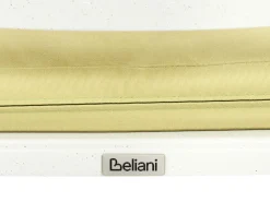 Set da pranzo da giardino 4 posti ANCONA con cuscini Metallo Bianco sporco