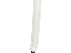 Set da pranzo da giardino 4 posti ANCONA con cuscini Metallo Bianco sporco