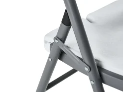 Set da pranzo da giardino 4 posti CUGNOLI Pieghevole Bianco