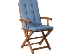 Set da pranzo da giardino 8 posti MAUI PREMIUM Legno d'acacia Blu