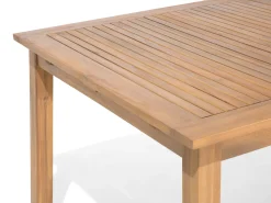Set da pranzo da giardino 8 posti CESANA Legno d'acacia Marrone chiaro