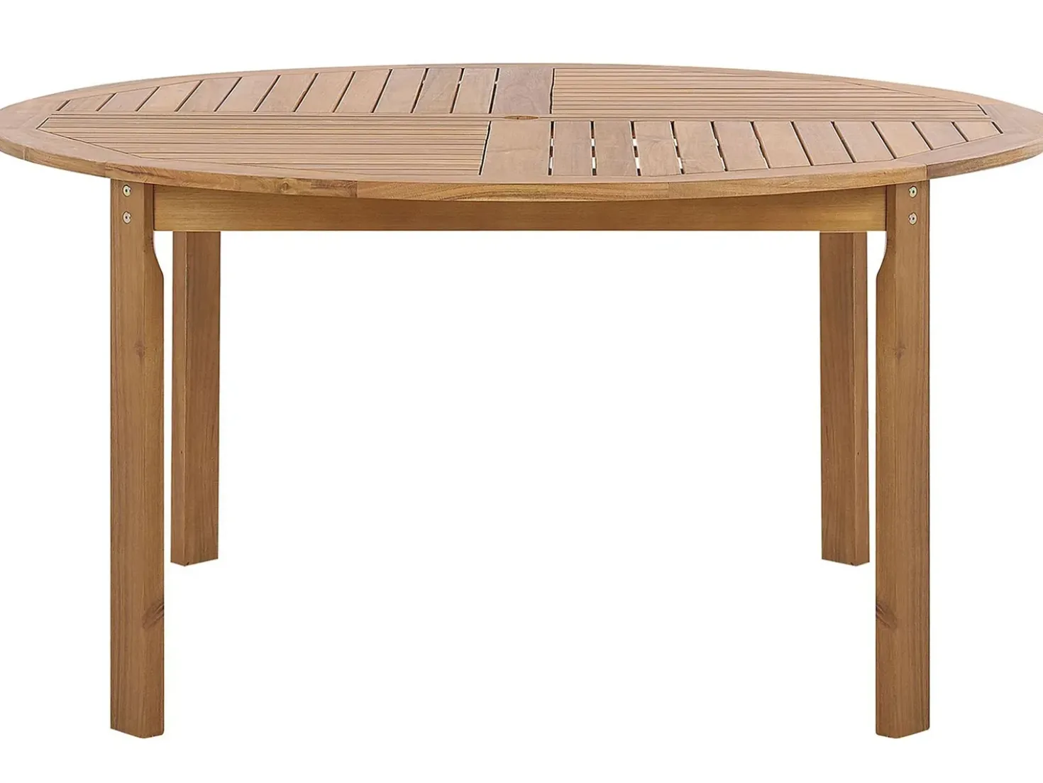 Set da pranzo da giardino 6 posti TOLVE con Ombrellone (12 opzioni) Legno d'acacia Marrone
