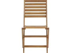 Set da pranzo da giardino 6 posti TOLVE con Ombrellone (12 opzioni) Legno d'acacia Marrone