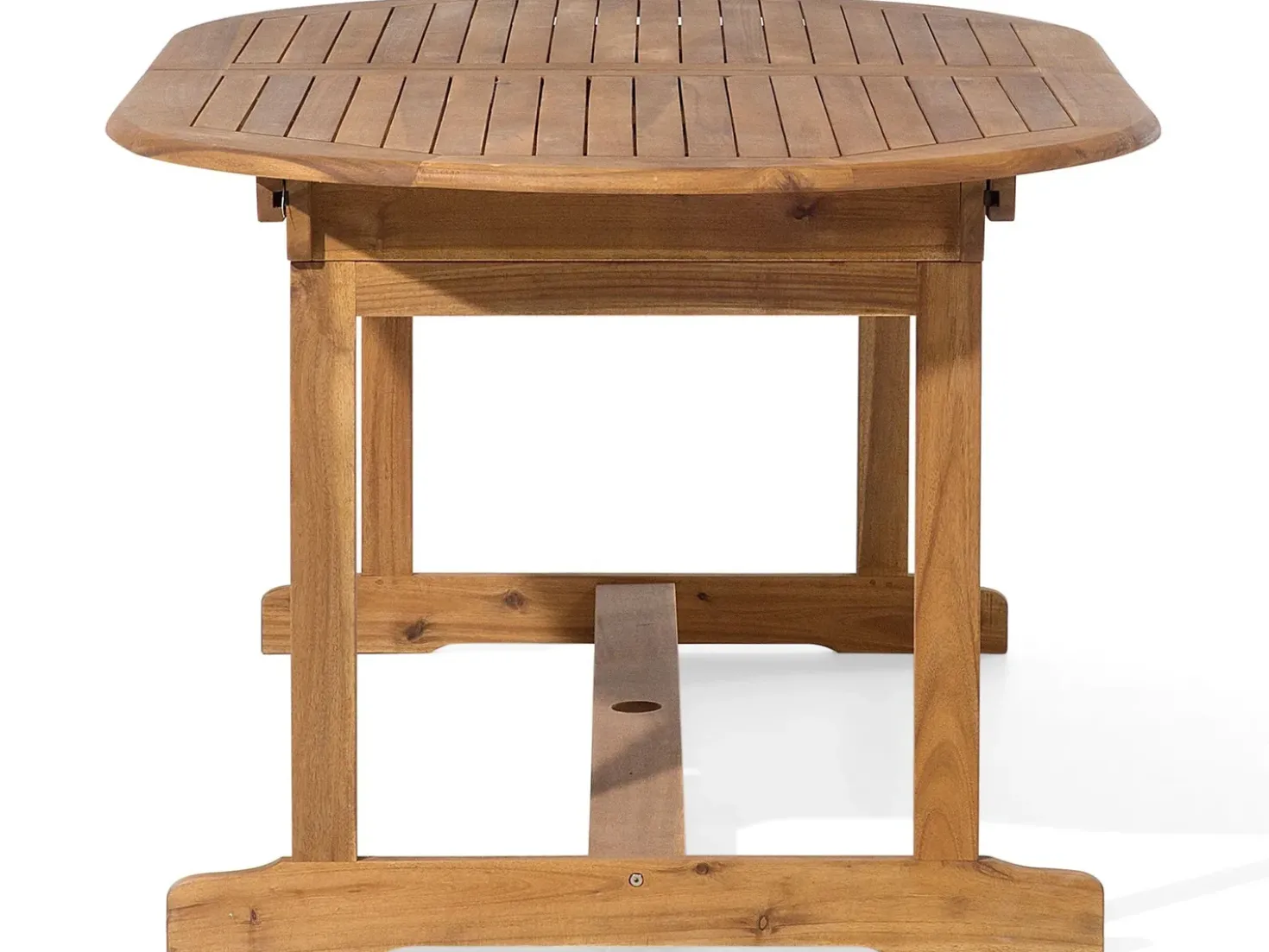 Set da pranzo da giardino 8 posti MAUI con cuscini Legno d'acacia Blu