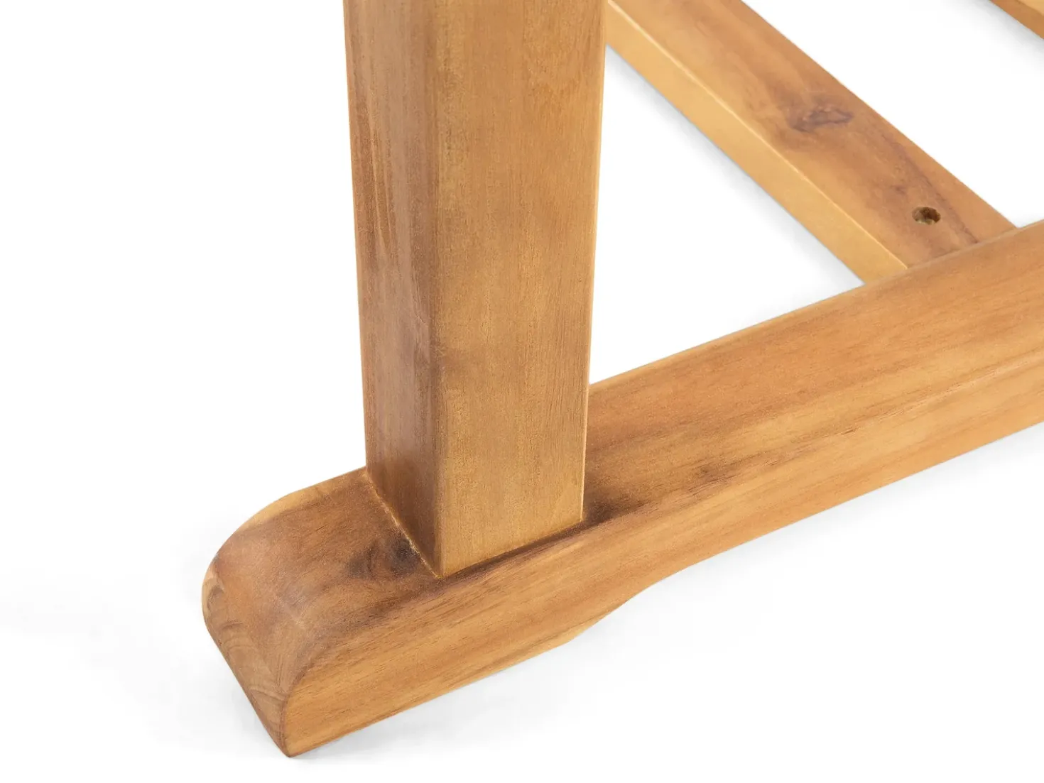 Set da pranzo da giardino 8 posti MAUI con cuscini Legno d'acacia Blu