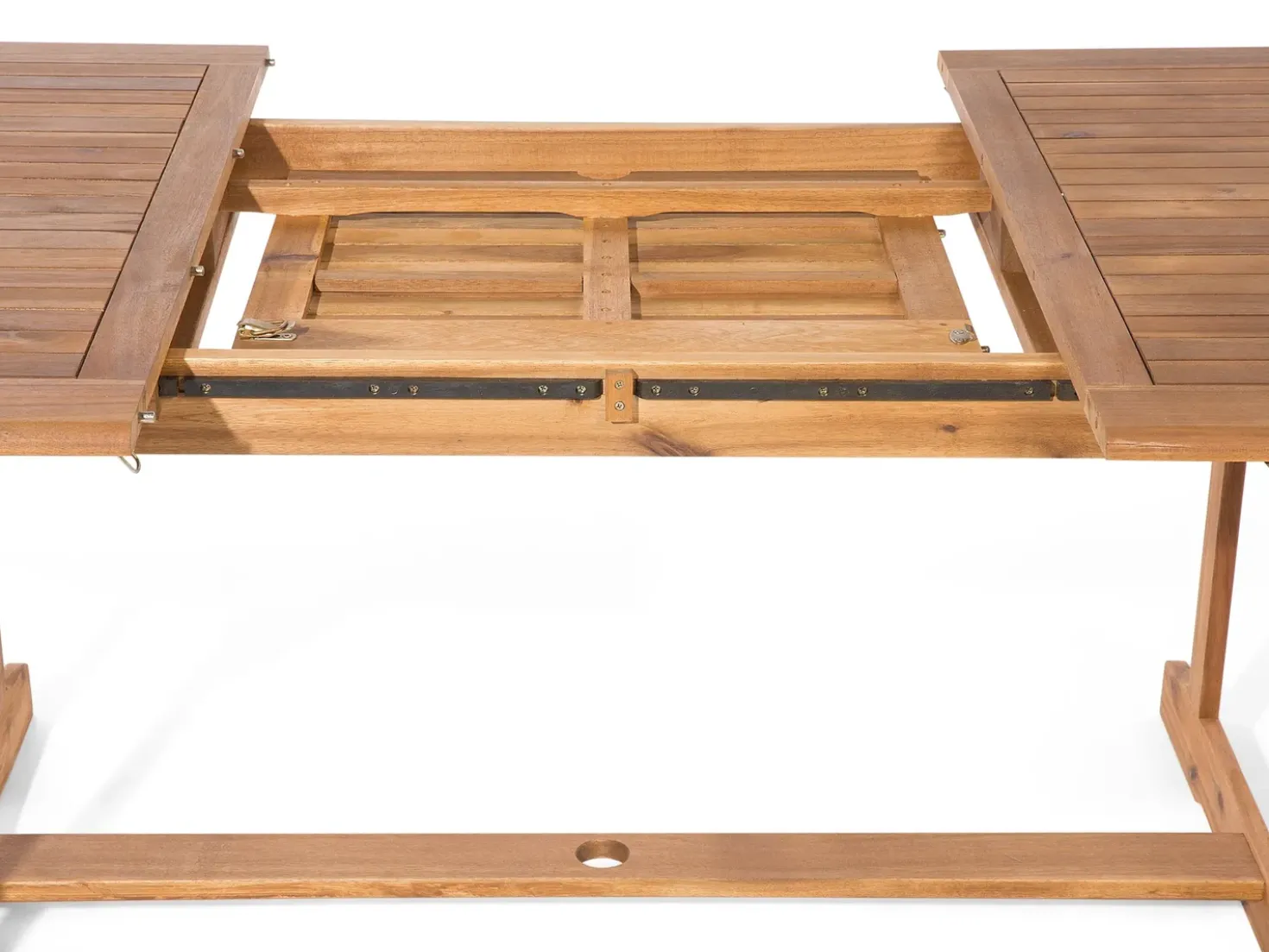 Set da pranzo da giardino 8 posti MAUI con cuscini Legno d'acacia Blu