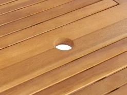 Set da pranzo da giardino 8 posti MAUI PREMIUM Legno d'acacia Grigio melange