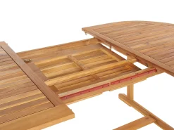 Set da pranzo da giardino 8 posti MAUI PREMIUM Legno d'acacia Grigio melange