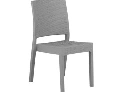 Set da pranzo da giardino 6 posti FOSSANO Grigio chiaro