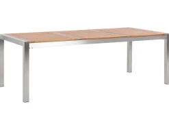 Set da pranzo da giardino 8 posti GROSSETO Legno d'eucalipto Marrone/Grigio