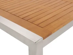 Set da pranzo da giardino 8 posti GROSSETO Legno d'eucalipto Marrone/Grigio