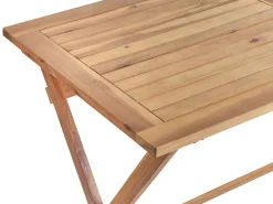 Set da pranzo da giardino 4 posti PROSSEDI Legno d'acacia Beige