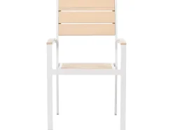Set da pranzo da giardino 7 posti COMO/PRATO Beige