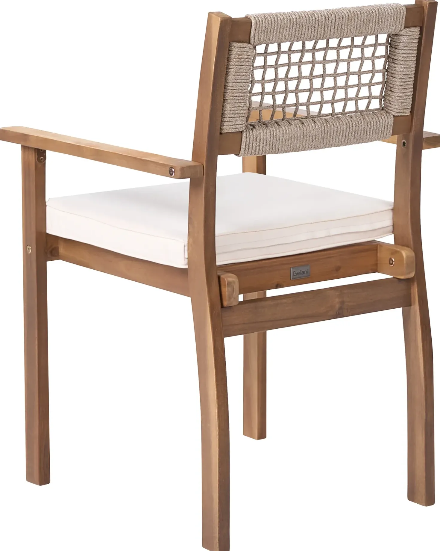 Set da pranzo da giardino 6 posti JACO/SUMIRAGO Legno d'acacia Marrone chiaro