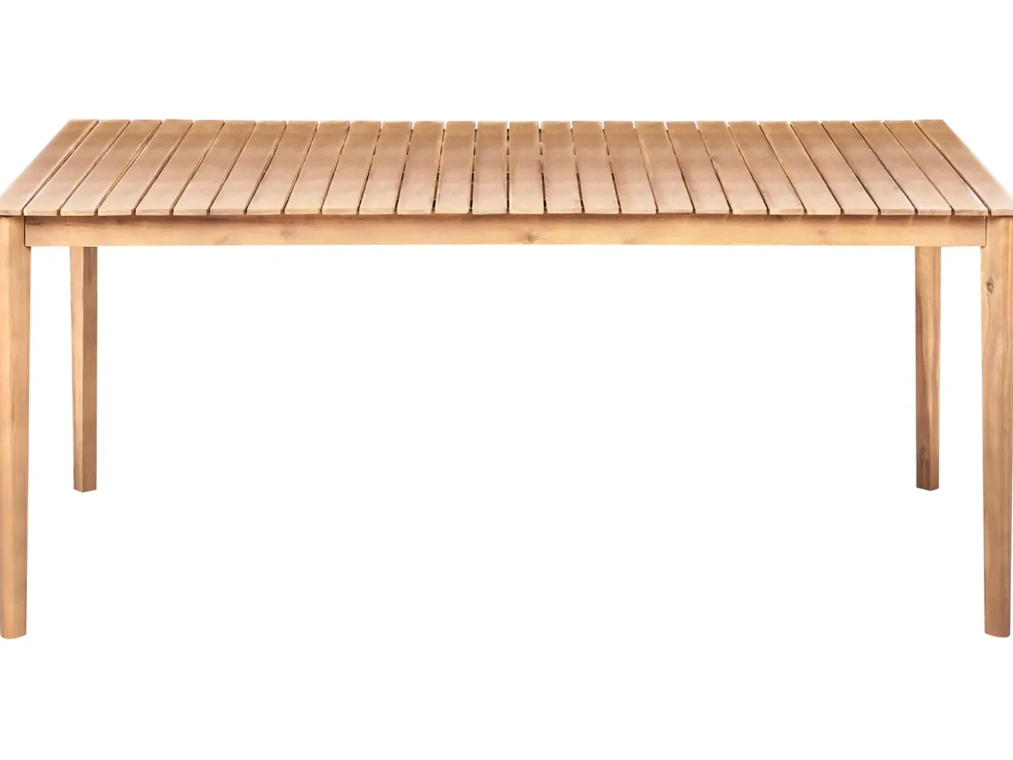 Set da pranzo da giardino 6 posti JACO/SUMIRAGO Legno d'acacia Marrone chiaro