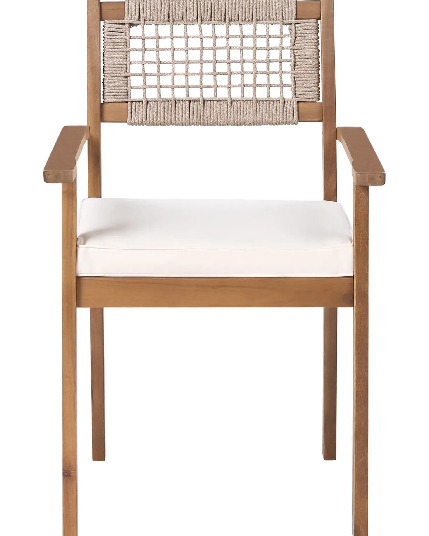 Set da pranzo da giardino 6 posti JACO/SUMIRAGO Legno d'acacia Marrone chiaro