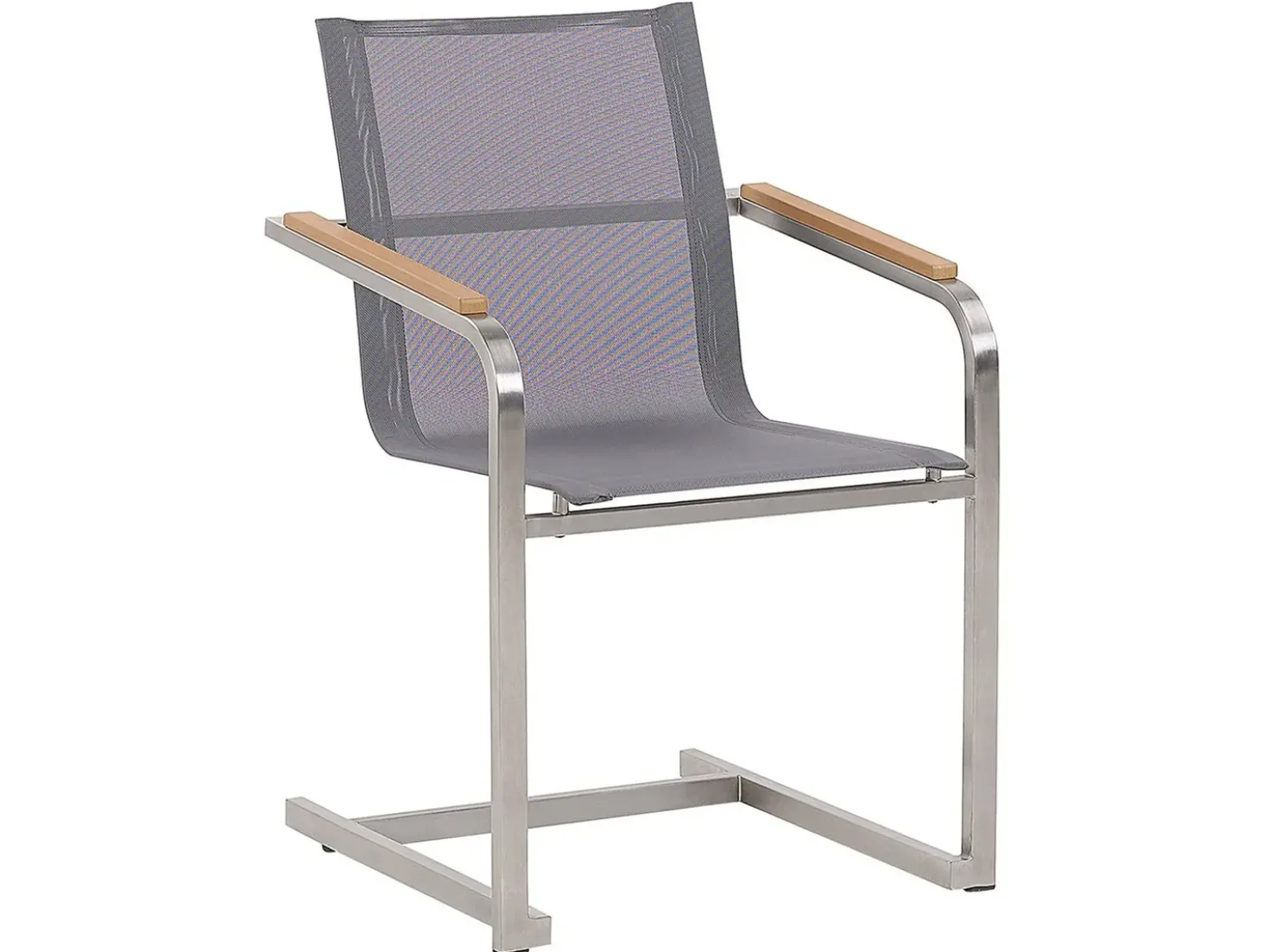 Set da pranzo da giardino 6 posti VALCANETTO/COSOLETO Metallo Grigio