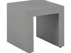 Set da pranzo da giardino con sgabelli 6 posti TARANTO Cemento Grigio