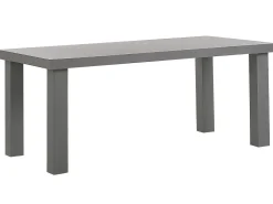 Set da pranzo da giardino con sgabelli 6 posti TARANTO Cemento Grigio
