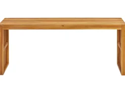 Set da pranzo da giardino con sgabelli 3 posti BELLANO Legno d'acacia Marrone