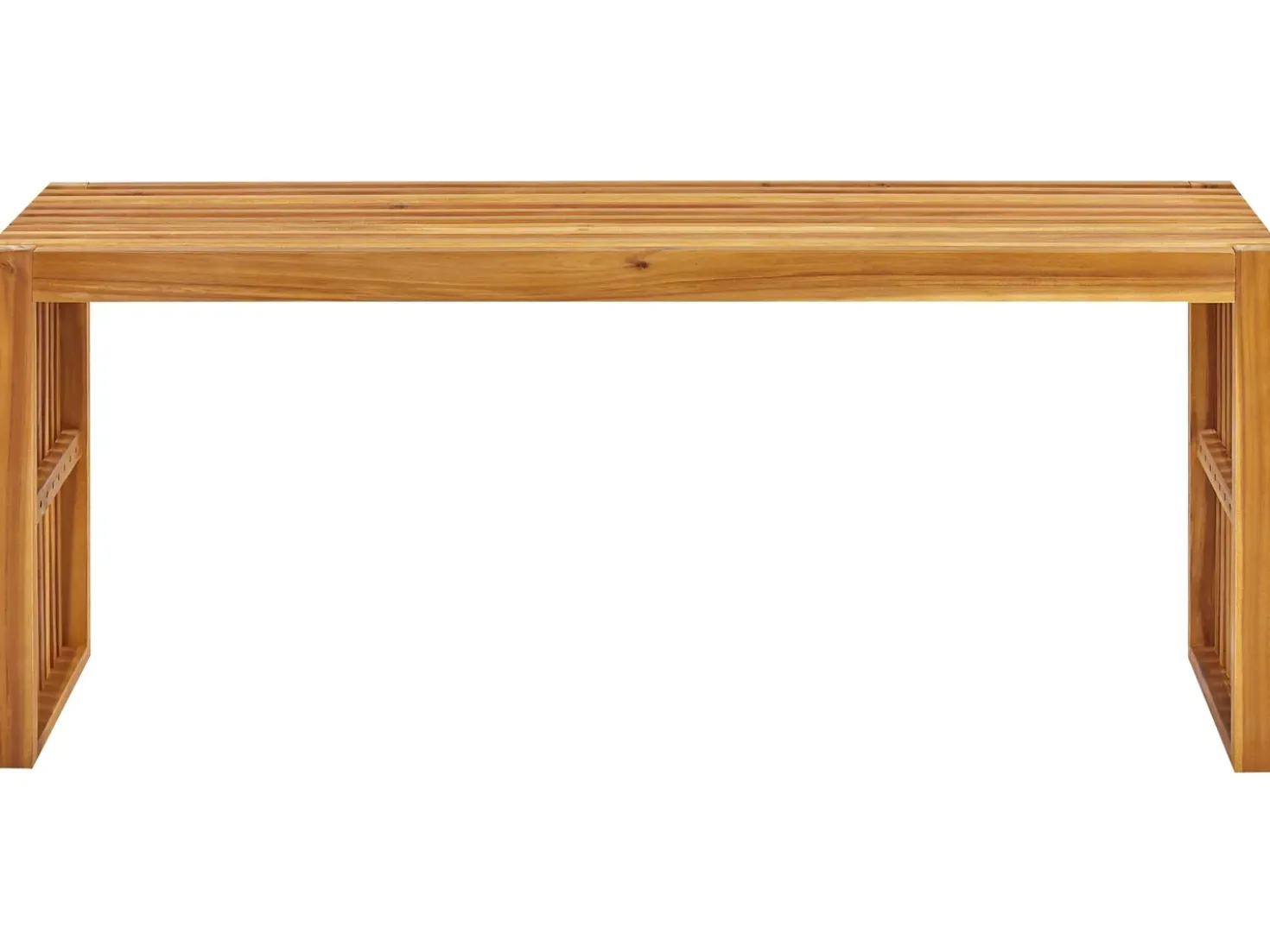 Set da pranzo da giardino con sgabelli 3 posti BELLANO Legno d'acacia Marrone
