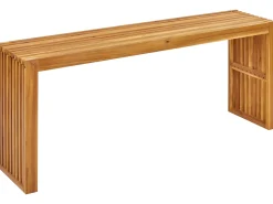Set da pranzo da giardino con sgabelli 3 posti BELLANO Legno d'acacia Marrone