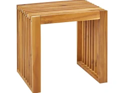 Set da pranzo da giardino con sgabelli 3 posti BELLANO Legno d'acacia Marrone