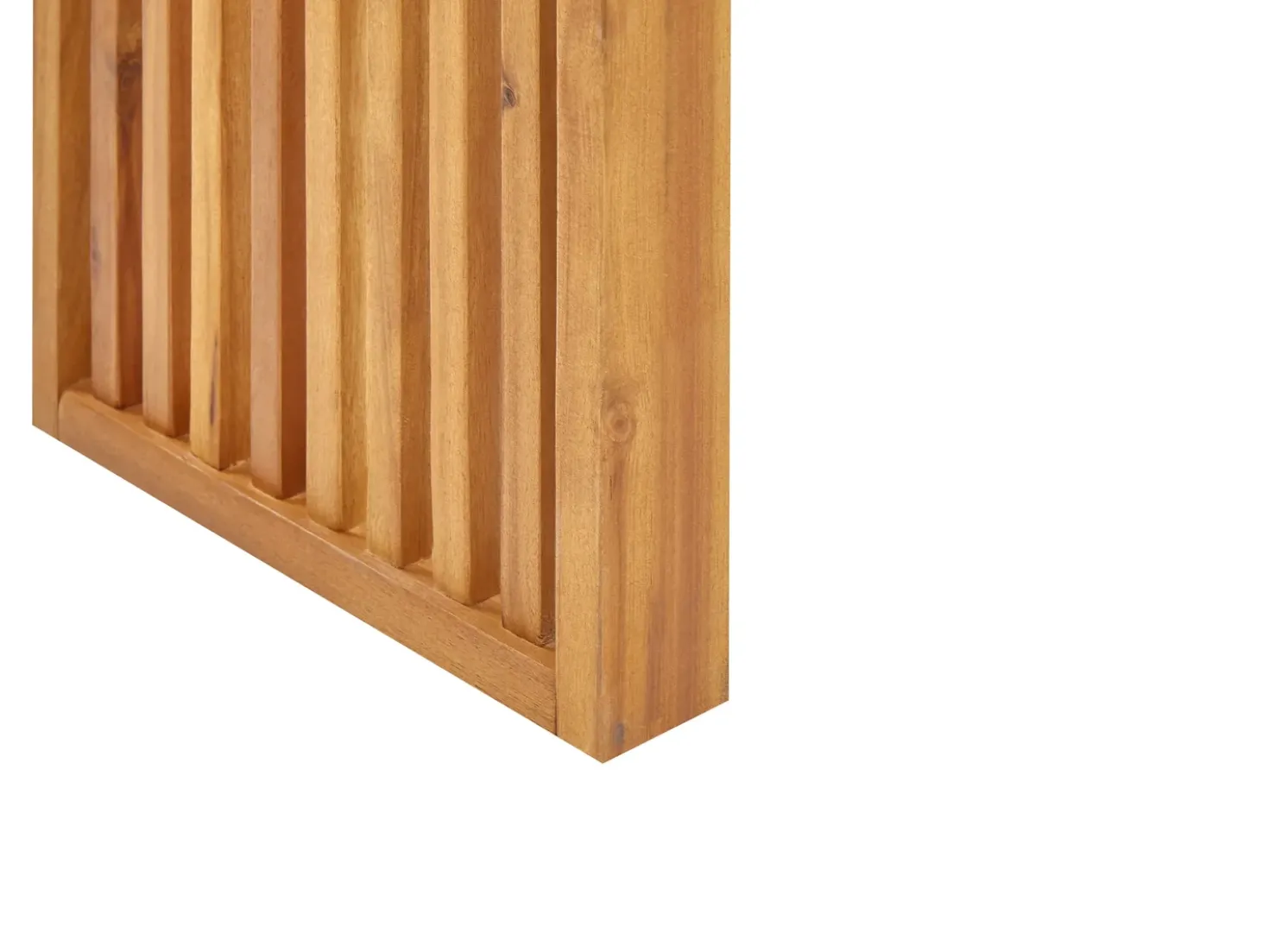 Set da pranzo da giardino con sgabelli 3 posti BELLANO Legno d'acacia Marrone