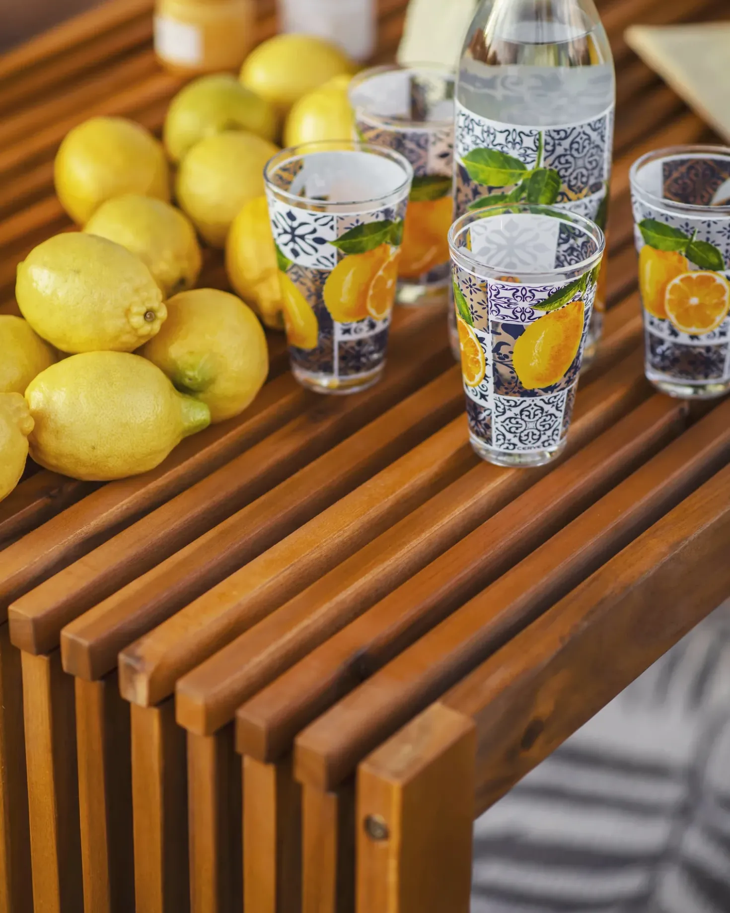 Set da pranzo da giardino con sgabelli 3 posti BELLANO Legno d'acacia Marrone