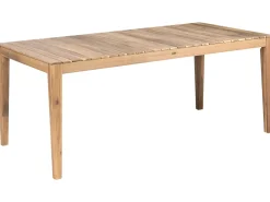 Set da pranzo da giardino 6 posti CHIOGGIA Legno di acacia certificato Marrone chiaro