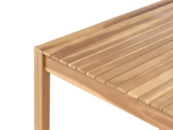 Set da pranzo da giardino 8 posti SASSARI II con cuscini Legno di acacia certificato Verde