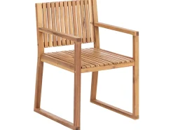 Set da pranzo da giardino 8 posti SASSARI II con cuscini Legno di acacia certificato Verde