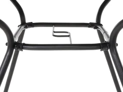 Set da pranzo da giardino 4 posti LIVO Metallo Nero