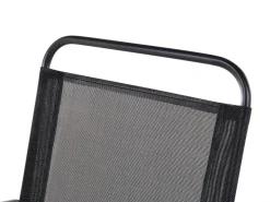 Set da pranzo da giardino 4 posti LIVO Metallo Nero