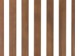 Set da pranzo da giardino 6 posti AMANTEA con cuscini Legno d'acacia Blu